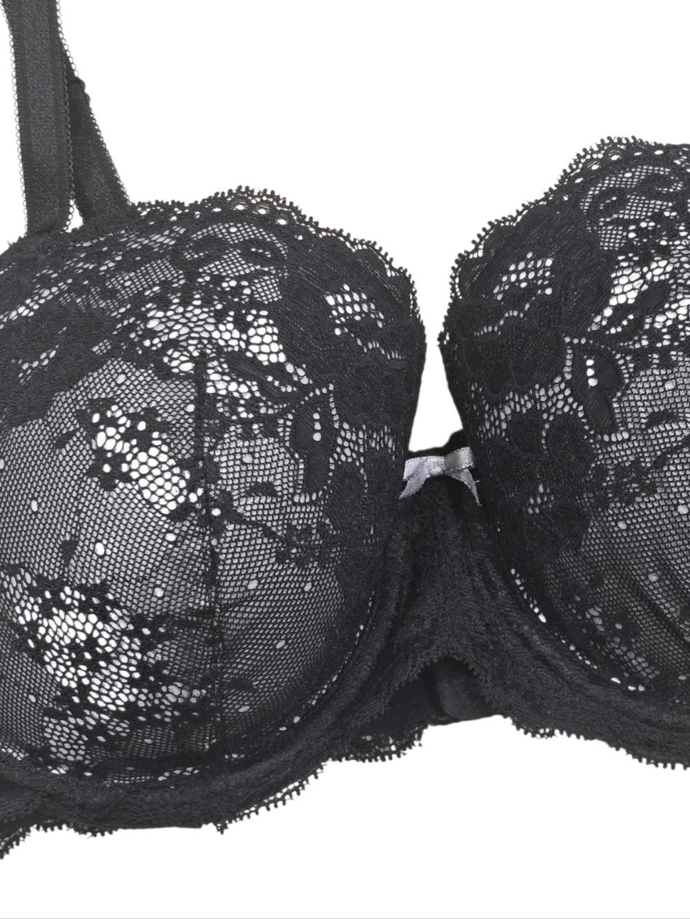 Victoria's Secret Lace Secret Angels Lined Demi Bra - Picture 5 of 7